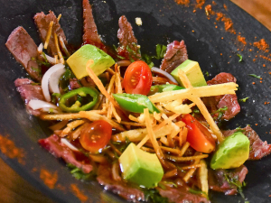 Aguachile con cecina