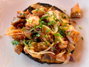 Taco de pulpo con panza